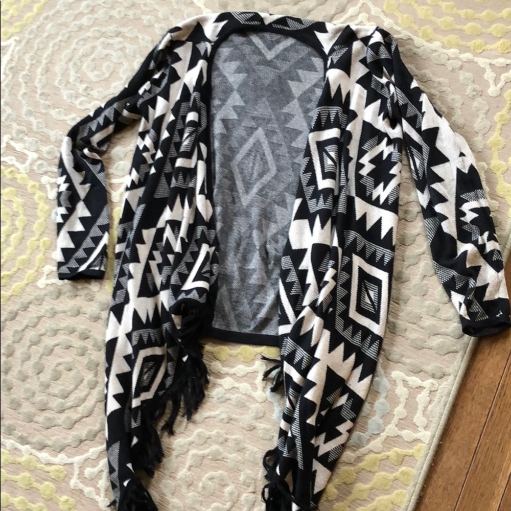 Audrey Aztec wrap sweater